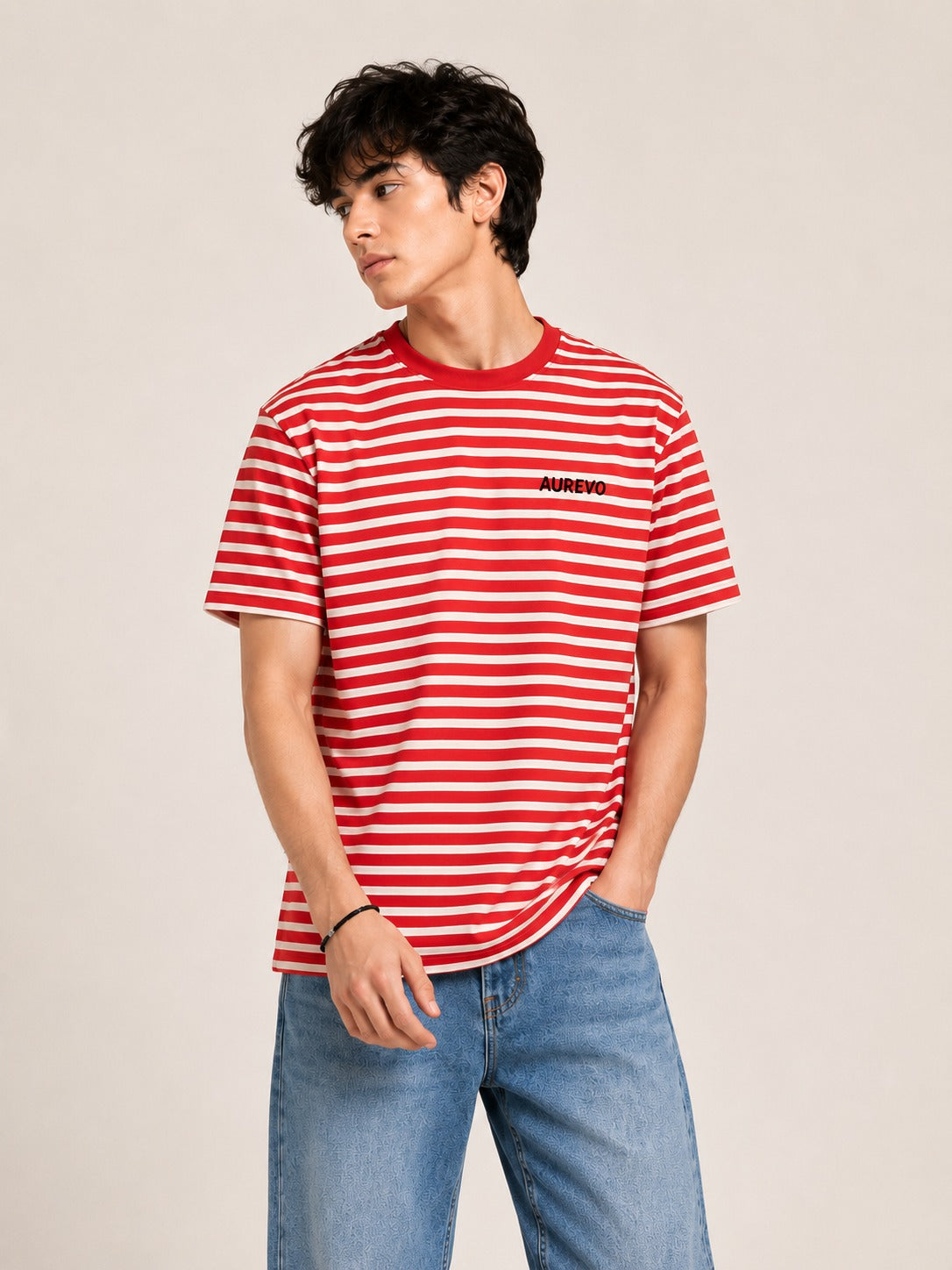 Aurevo Essential Striped Tee