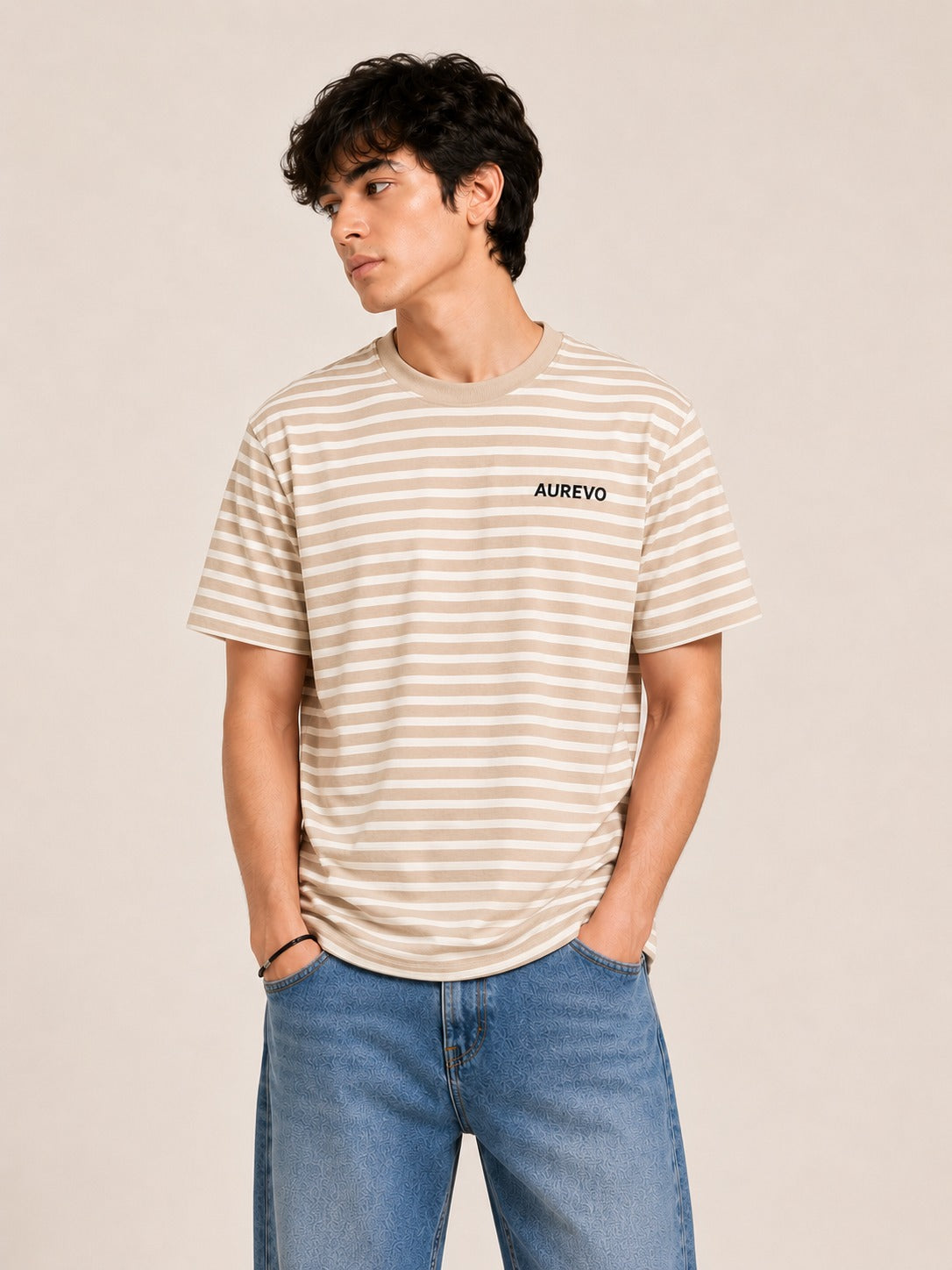 Aurevo Essential Striped Tee